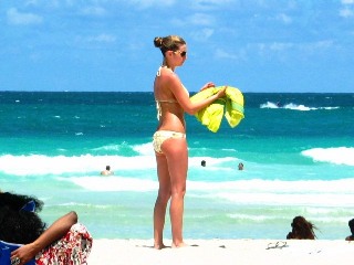 Beautiful Bikini Babe at the Beach - © 2012 Jimmy Rocker Photography