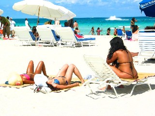 Outstanding Bikini Thong Babe Getting the Perfect Beach Tan #3 - © 2012 Jimmy Rocker Photography