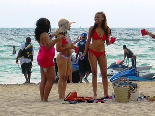 Red Bikini Goddess on an Overcast Day - © 2012 Jimmy Rocker Photography