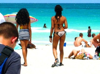Super Sexy Butterscotch Bikini Beach Babe - © 2012 Jimmy Rocker Photography