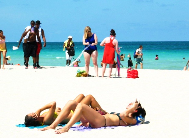 Two Beautiful Beach Girls Getting Tanned on the Beach #3 - Copyright © 2012 JiMmY RocKeR PhoToGRaPhY